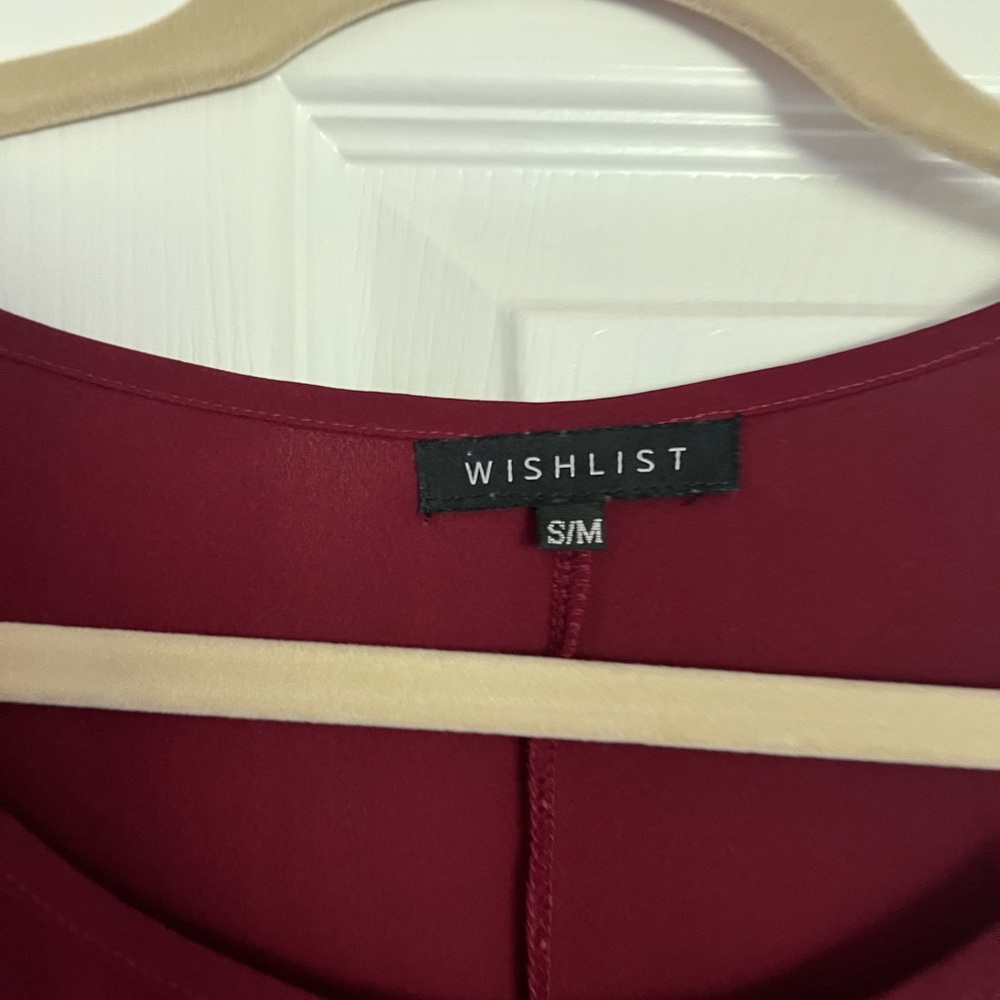 Wishlist Deep Red Blouse